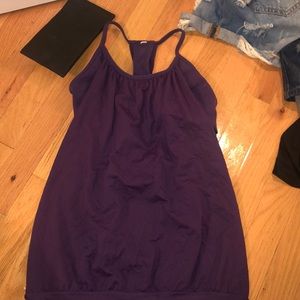 purple lululemon tank